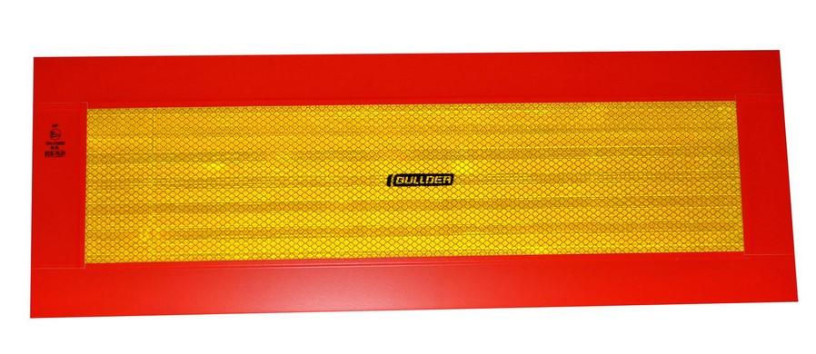Heck- und Seitenwarntafel Spanien Aufkleber 195 x 565 mm