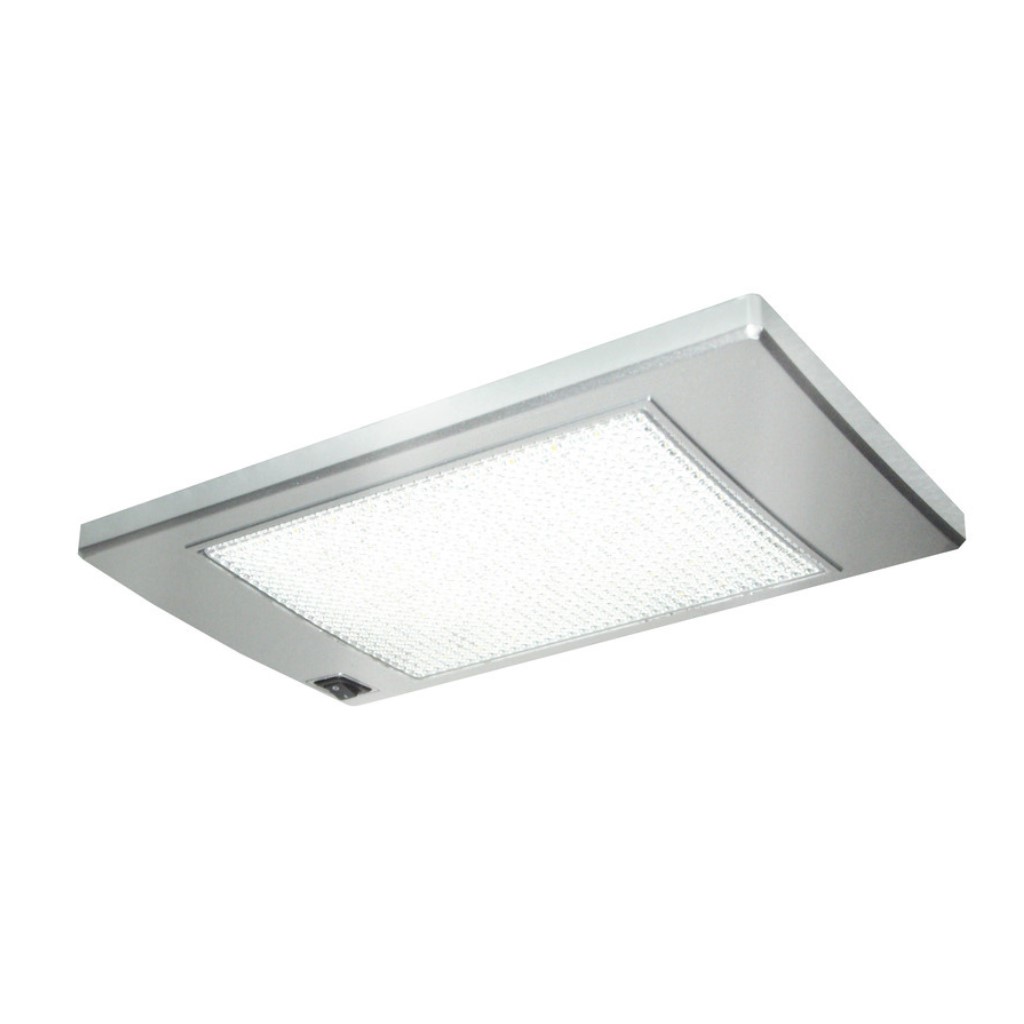 LED 12V Deckenleuchte mit Schalter silber 