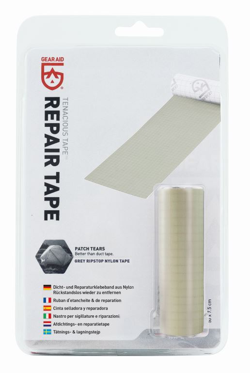 GearAid Tenacious Tape Reparatur grau