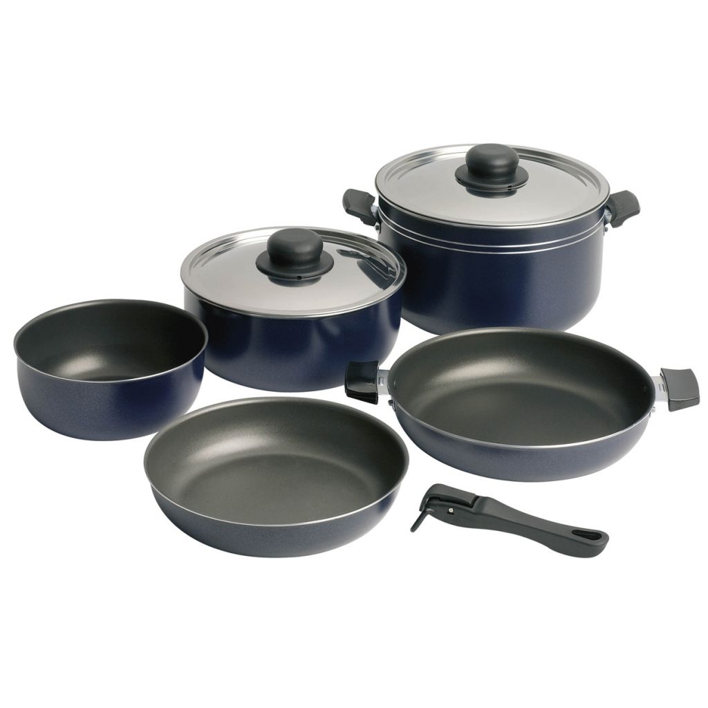Camping-Geschirr-Set 9-teilig - Kochgeschirr-Set Mondavio