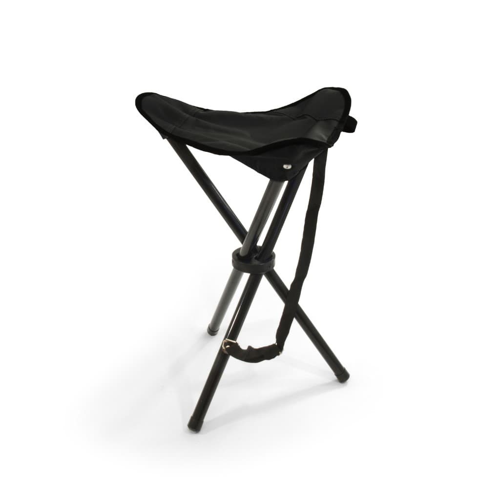Travelchair Dreibeinhocker Stahl schwarz