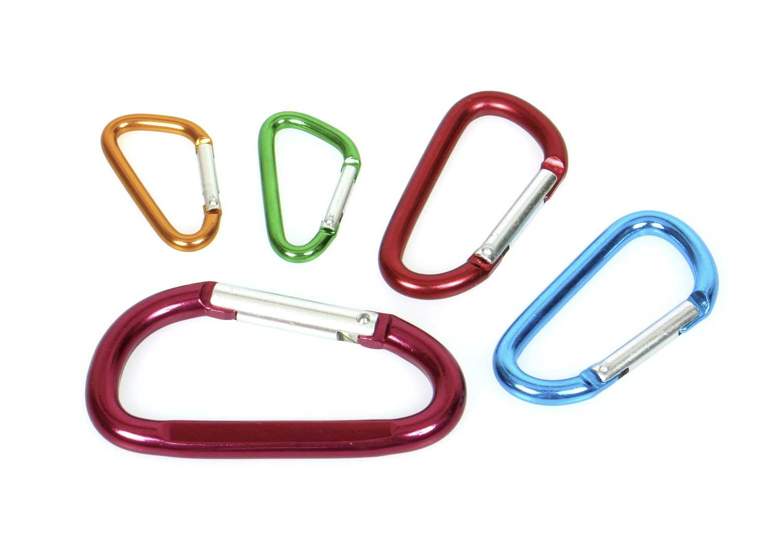 Coghlans Mini Karabiner Set mit 2x5, 2x6, 1x8 mm