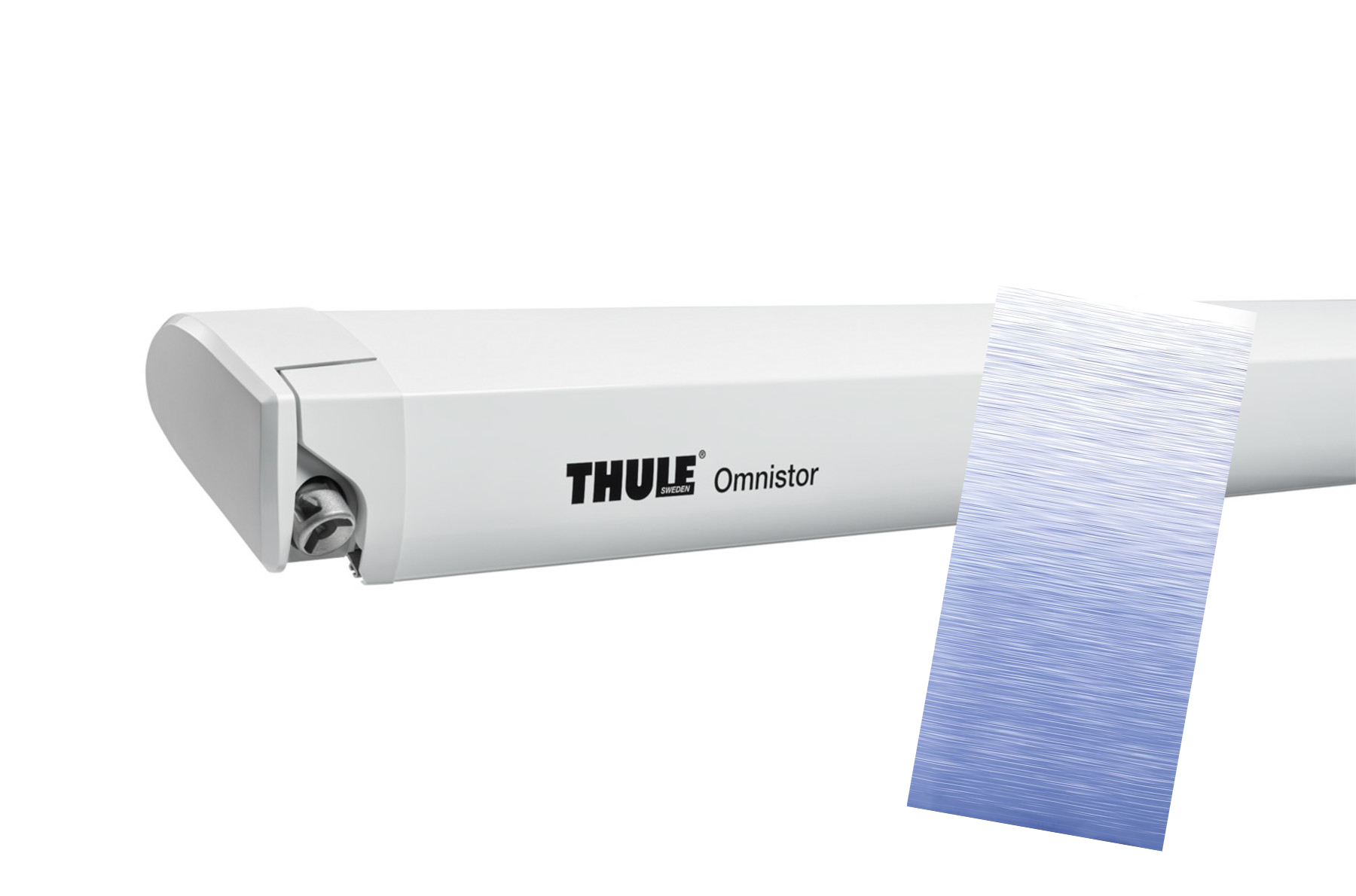 Thule Omnistor 6300 weiß Tuch Saphir Blau