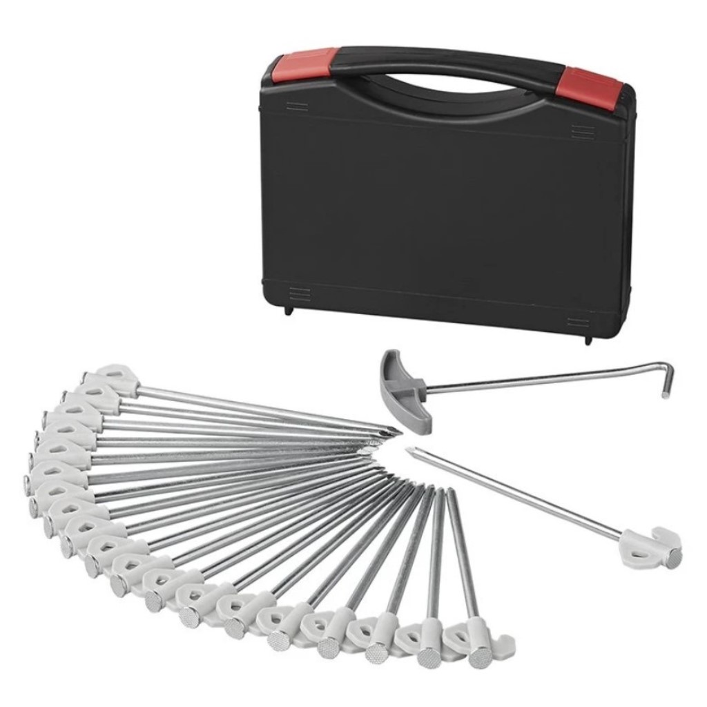 Zel­the­ring-Set Felsbodenhering 20 cm aus Metall mit Kunststoffhaken
