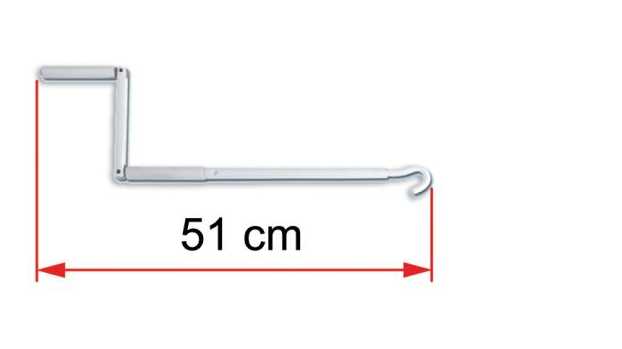 Fiamma Markisen Aluminium Handkurbel 51 cm