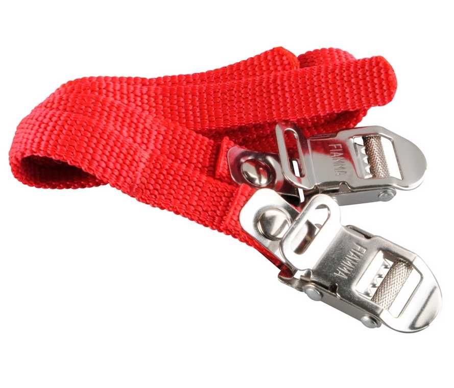 Gurte für Fiamma Carry-Bike Fahrradträger rot