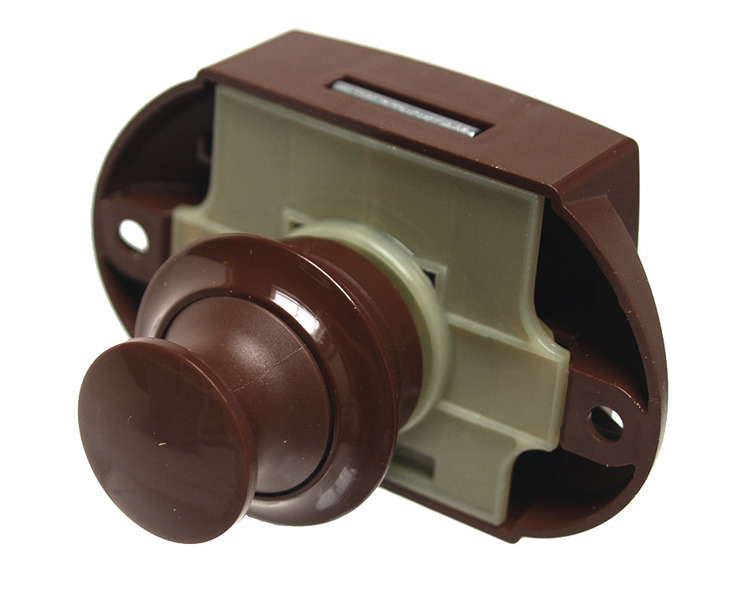 Push Lock von außen zu öffnen braun