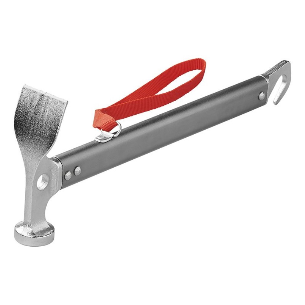 Hammer aus Aluminium mit Heringauszieher silber