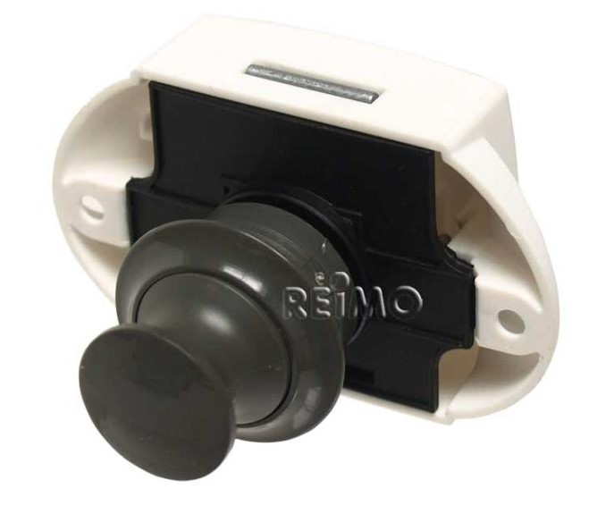 Push Lock von außen zu öffnen grau