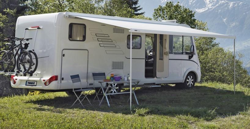 Thule Omnistor 8000 Gehäuse eloxiert 5,00 x 2,75m Saphir-Blau