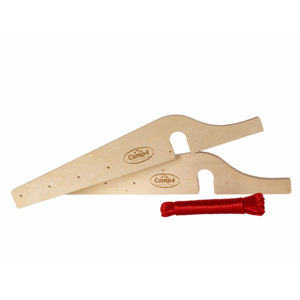 Wäscheleinenhalter 15 mm Sperrholz für Caravan waagrecht