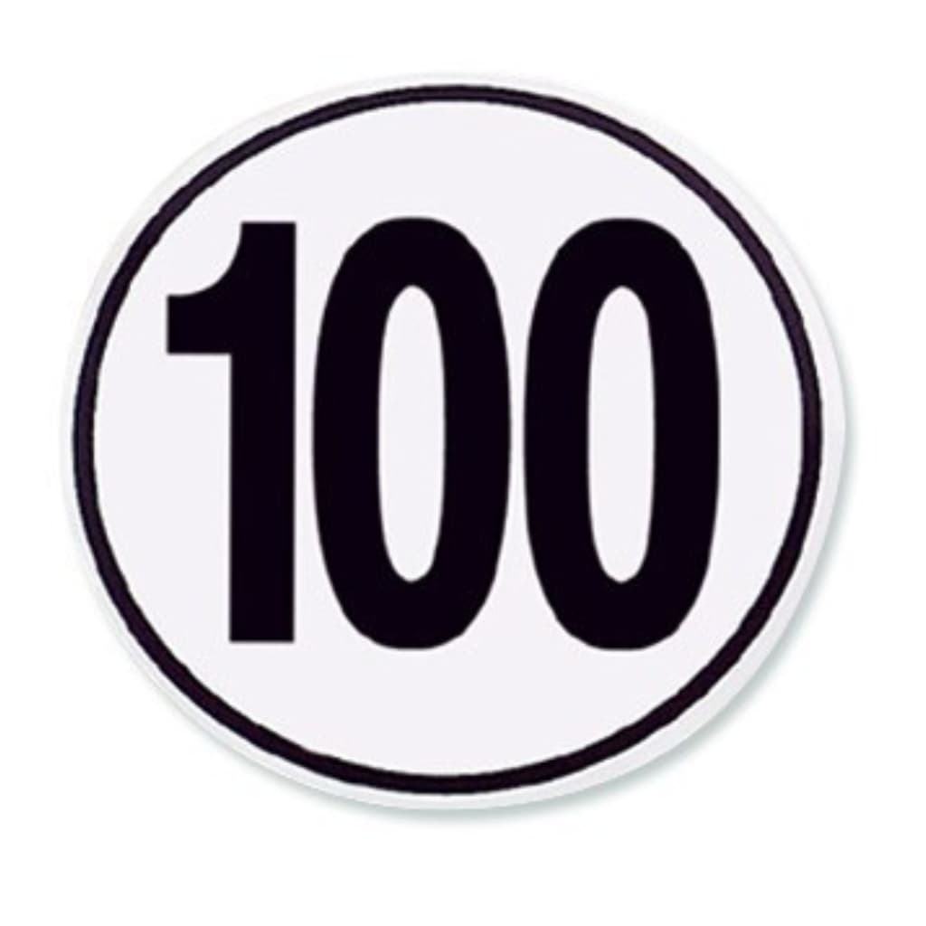 Geschwindigkeitsbegrenzungsschild 100 km/h