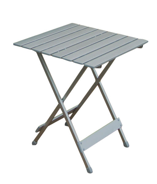 Alu Klapptisch 50 x 50 cm silber