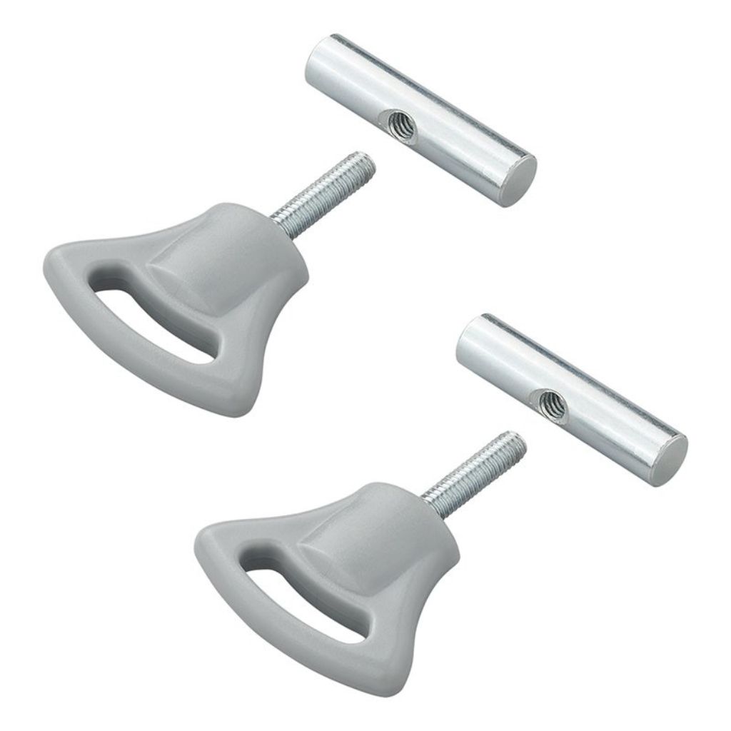 Endstopper mit Plastikknopf für Kederschiene 8-10 mm 2 Stück
