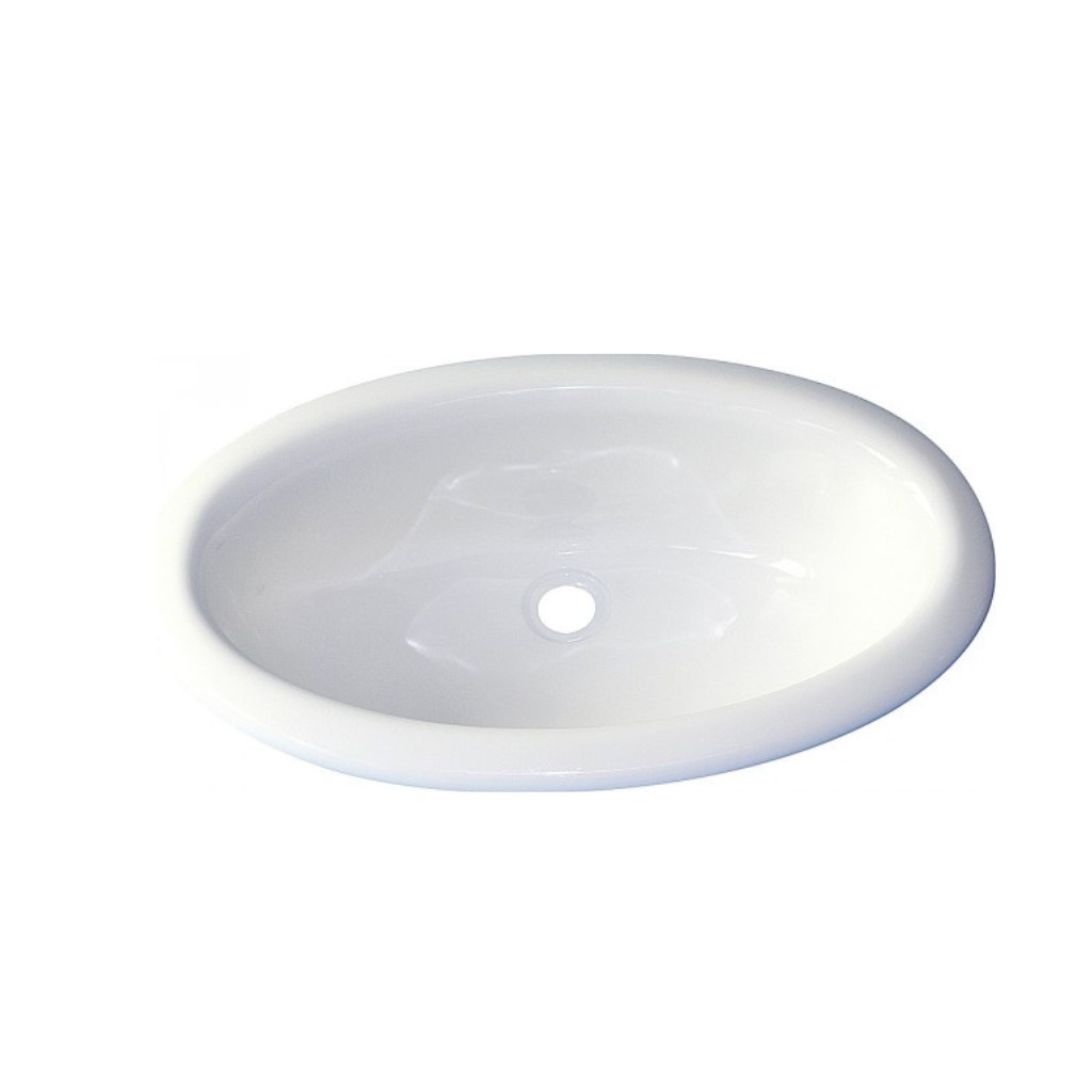 Comet Waschbecken Oval weiß 450 x 275mm