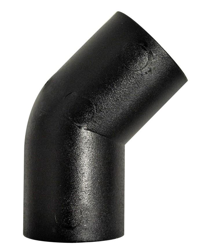 Winkel-Stück 45 Grad für steckbares Abwasser-Rohrsystem