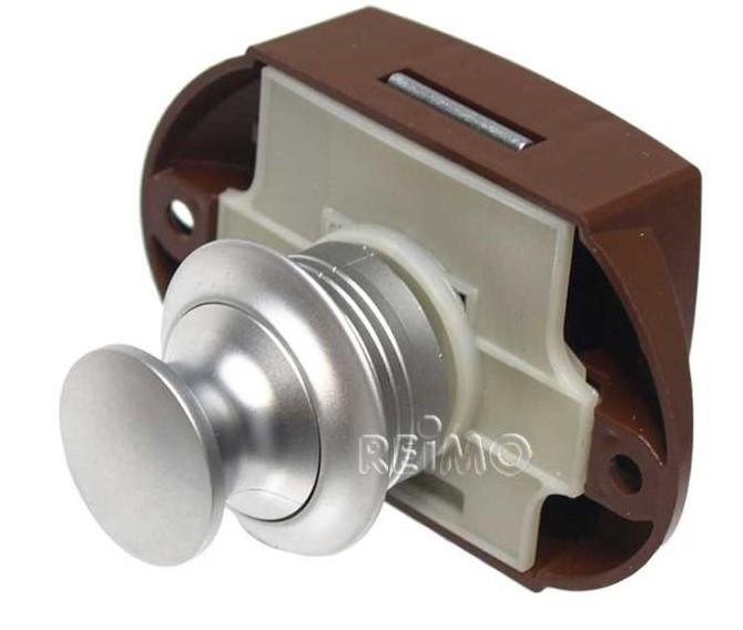 Push Lock von außen zu öffnen Chrom Matt