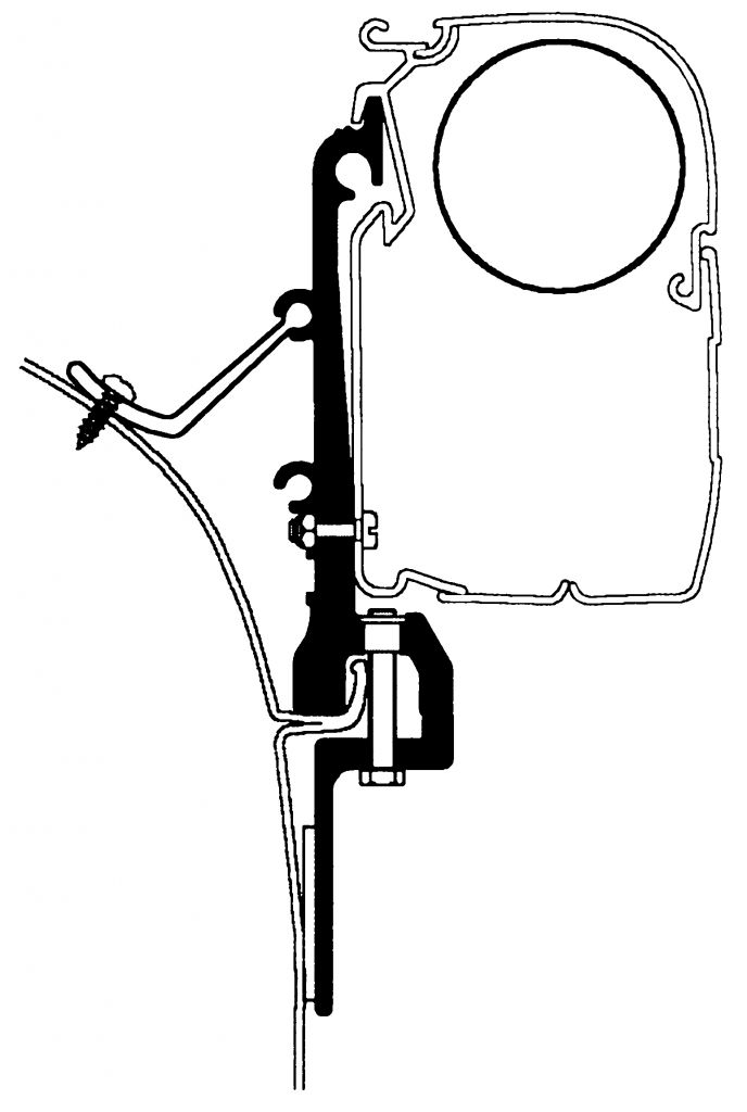Thule Van-Adapter-Set für Omnistor Serie 2 und 5