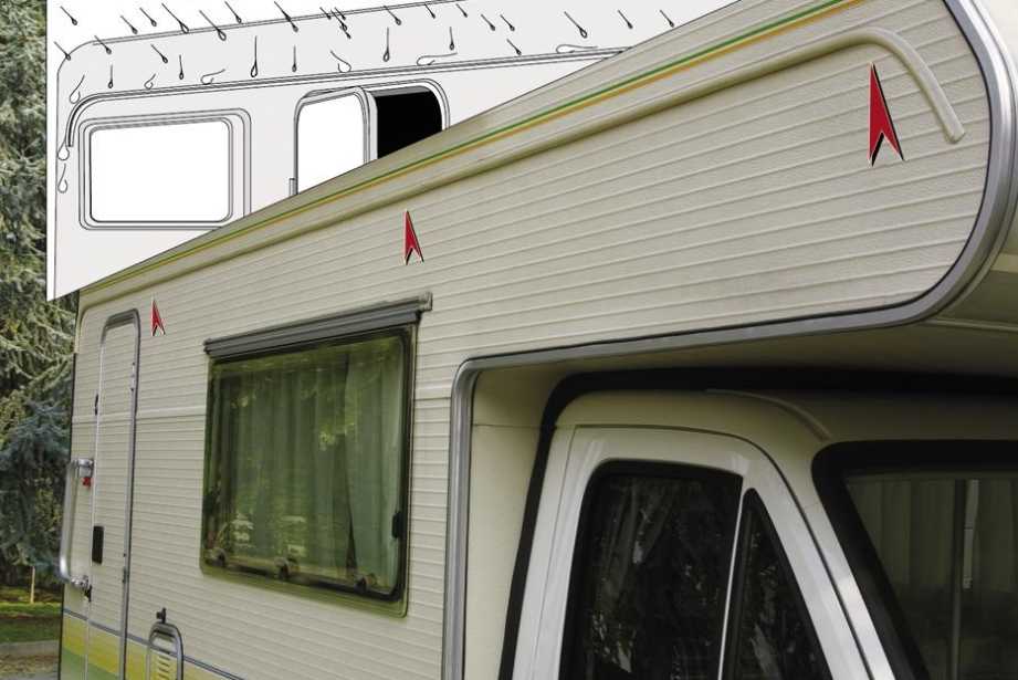 Mini Regenrinne Drip Stop 300 cm lang