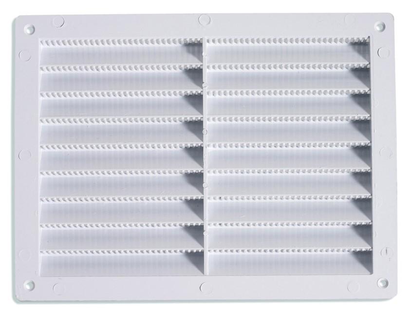 Lüftungsgitter 150 x 200 mm weiß