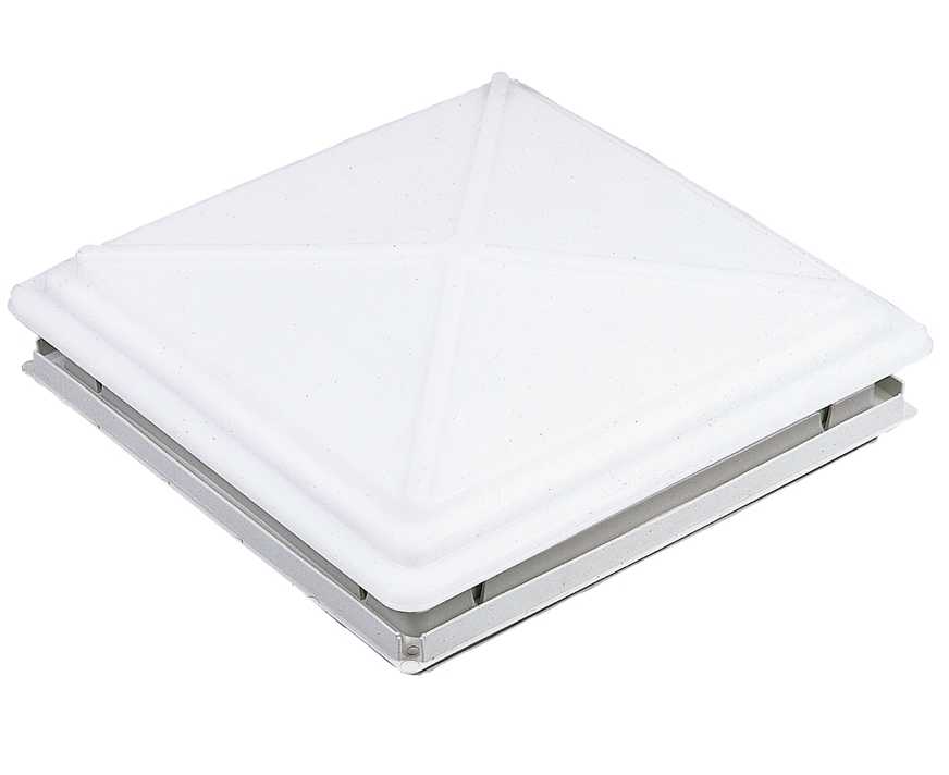 MPK Dachhaube 40 x 40 cm mit Verriegelung und Moskitonetzrahmen beige