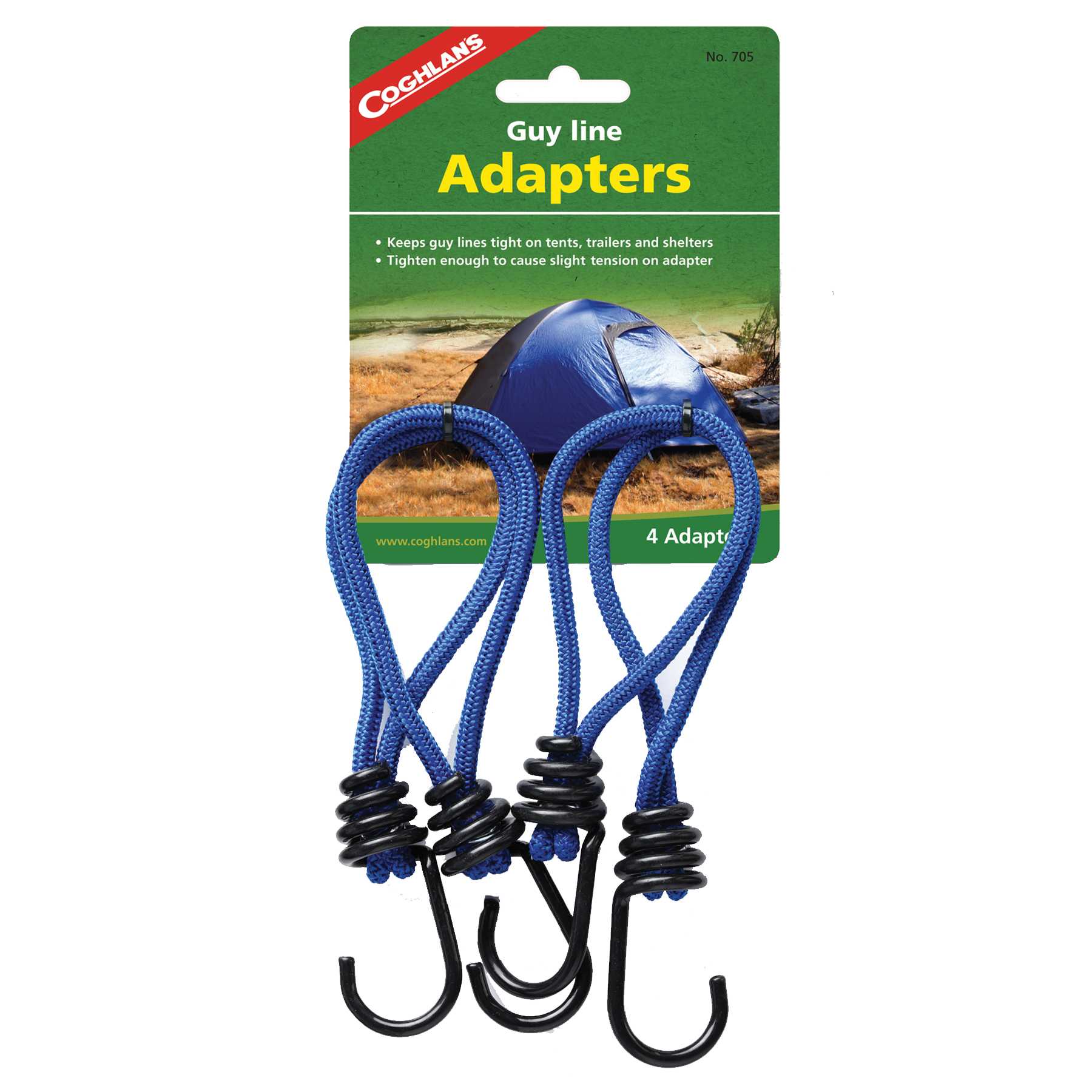 Coghlans Adapter Gummis 4 Stück je 15 cm