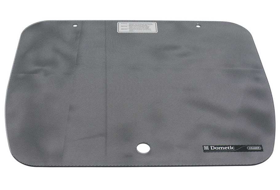 Glasabdeckung Punktmuster schwarz für Cramer-Kocher und -Spülen EK 2000 60 x 44,5 cm
