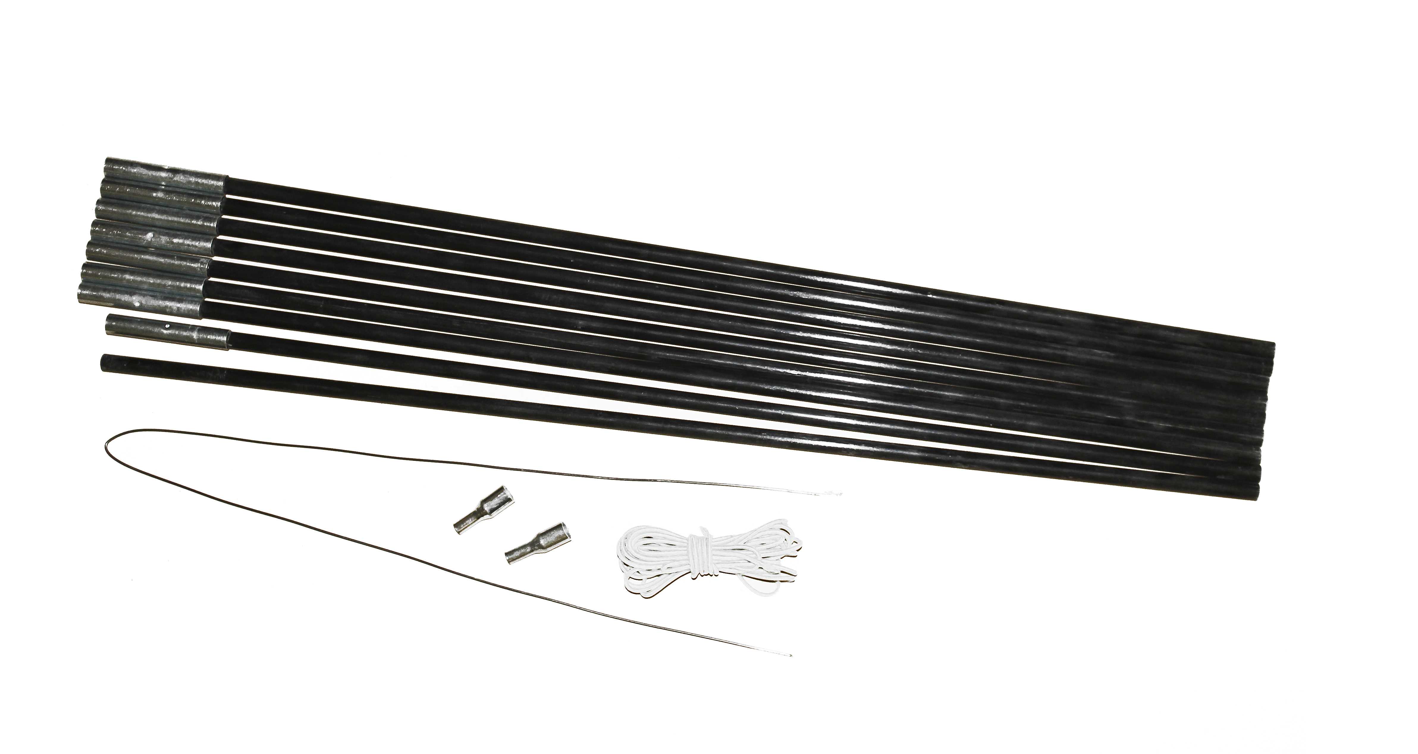 Fiberglasstange 5,5 m x 9,5 mm 9 Segmente