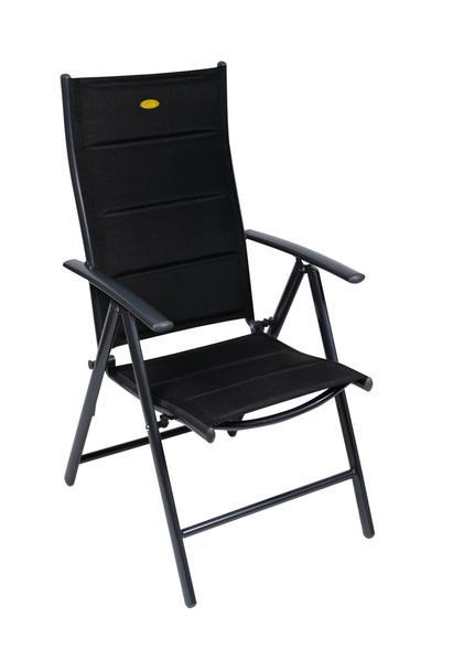 Campingstuhl Ischia Mega Comfort schwarz