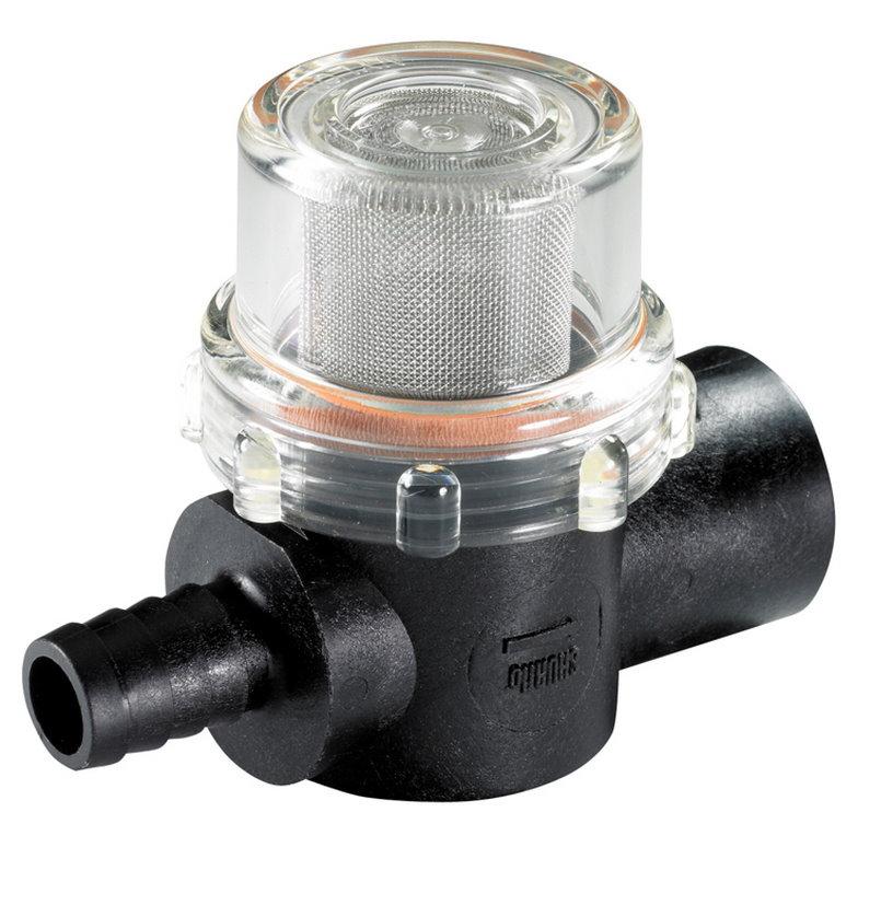 Shurflo Wasserfilter 12 mm für Shurflo Pumpe steckbar