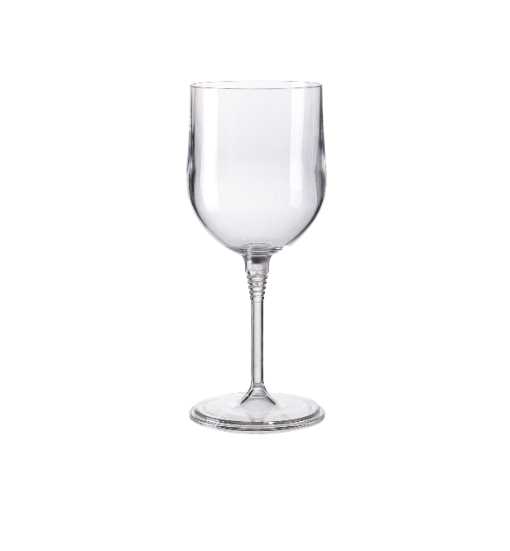 Outdoor Weinglas 340 ml transparent Magnetverschluss