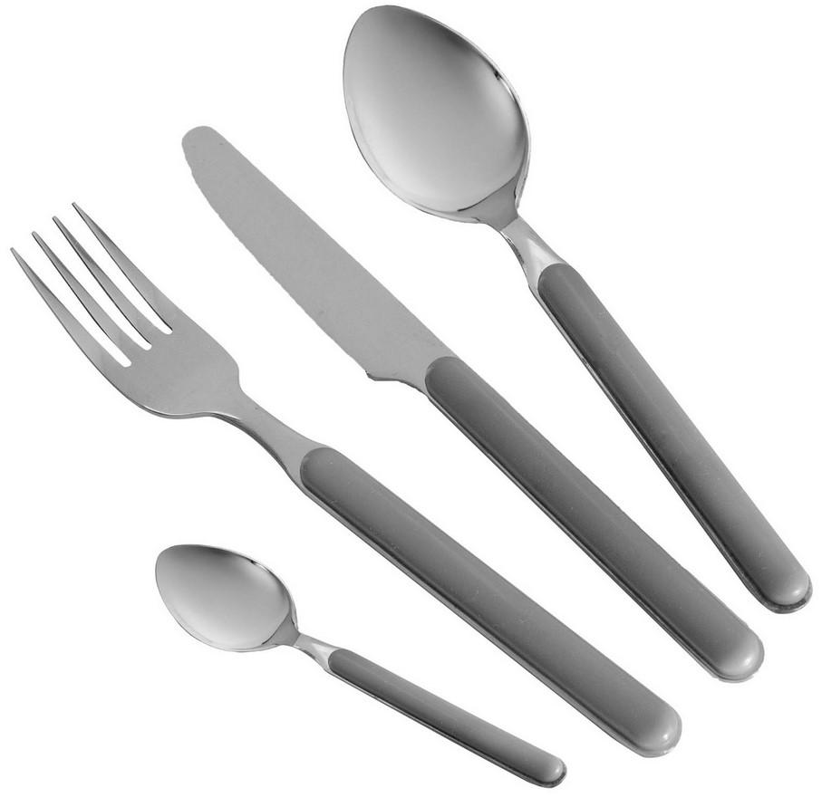 Brunner Besteckset Delice, 16-teilig grau