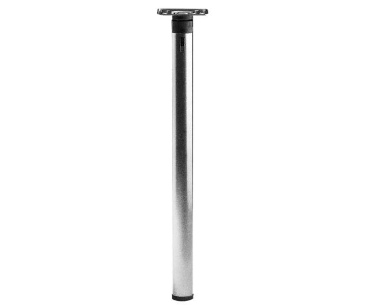 Klapptischfuß Gelenk oben 675mm anthrazit metallic