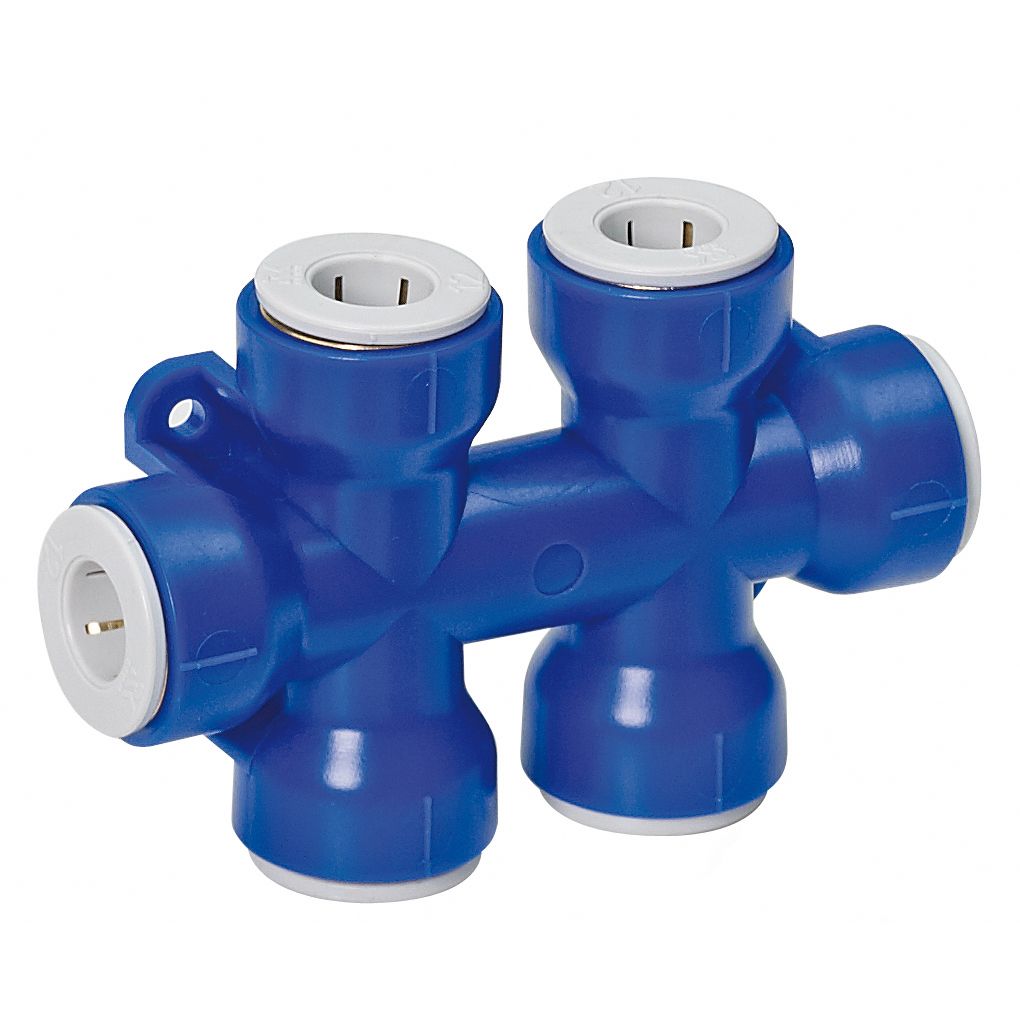 Mehrfachverbinder UniQuick Trinkwassersystem 12 mm