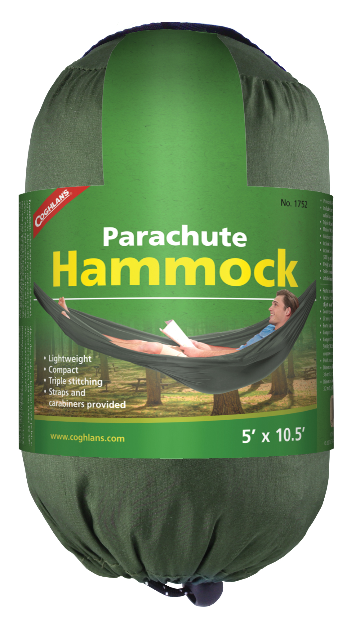 Coghlans Hängematte Parachute single grün