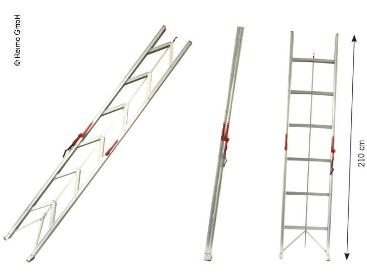 Faltbare Leiter bis 150kg belastbar mit 6 Stufen